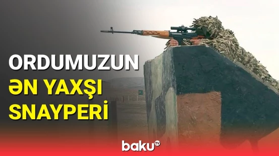 Ordumuzun ən yaxşı snayperini müəyyənləşdirmək üçün yarış keçirildi