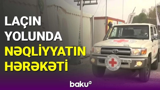 Laçın-Xankəndi yolunda nəqliyyatın hərəkəti