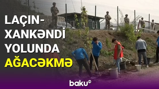 Aksiya keçirilən ərazidə abadlıq işləri görülüb