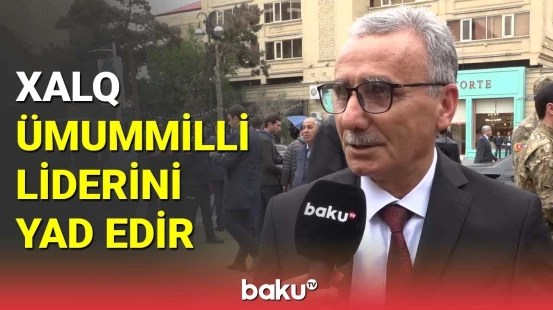 Xalq ümummilli liderini yad edir