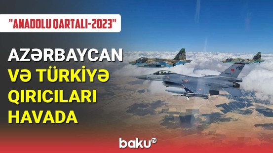 Azərbaycan və Türkiyə qırıcıları havada