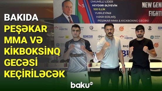 Bakıda peşəkar MMA və kikboksinq gecəsi keçiriləcək