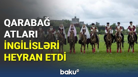 Qarabağ atları Vindzor Kral Atçılıq Şousuna qatılıb