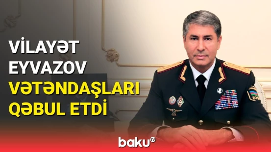 Vilayət Eyvazov Salyanda vətəndaş qəbulu keçirdi