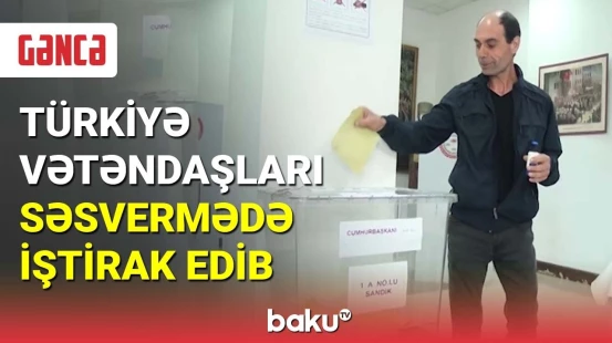 Türkiyə vətəndaşları səsvermədə iştirak edib