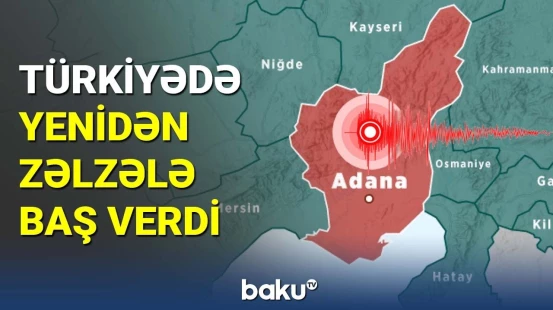Türkiyədə yenidən zəlzələ baş verdi