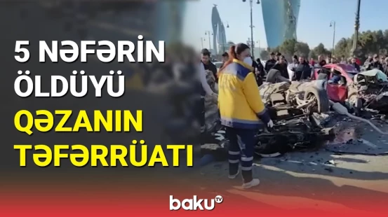 Qobustanda dəhşətli qəza ailə faciəsinə səbəb oldu