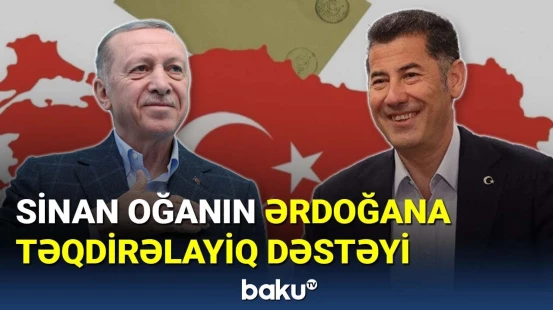 Sinan Oğanın Ərdoğana təqdirəlayiq dəstəyi