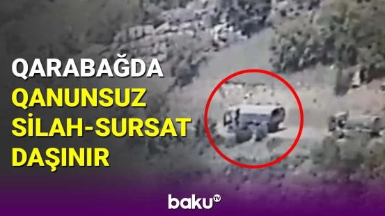 Qarabağda qanunsuz silah-sursat daşınır