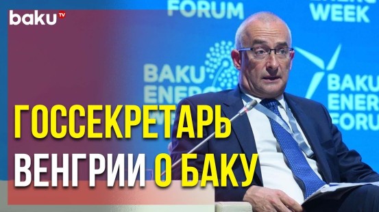 Питер Старай Выступил на 28-м Бакинском Энергетическом Форуме
