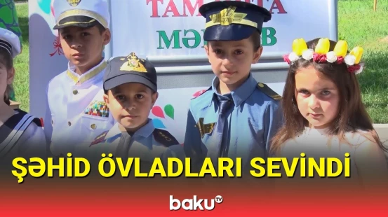 Uşaqların Müdafiəsi Günü şəhid övladları ilə keçirildi