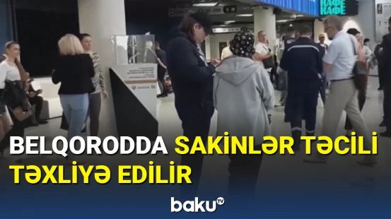 Belqorodda gərgin vəziyyət: şəhər boşaldılır