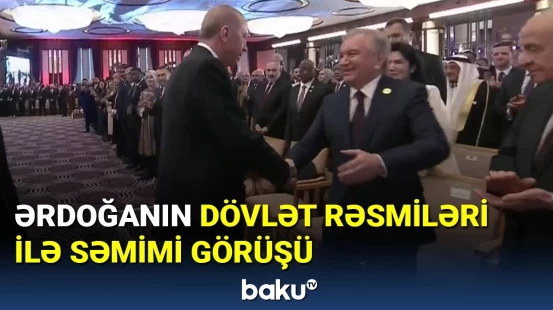 Ərdoğan dövlət rəsmiləri ilə görüşdü
