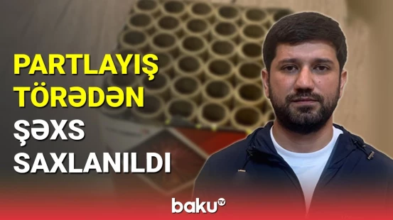 Pirotexniki vasitələrdən istifadə edən şəxs həbs edildi