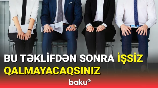 Məşğulluğa cəlb edilənlərlə bağlı təklif