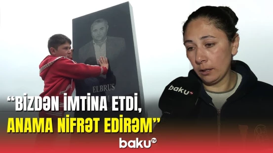 Su sataraq atasına başdaşı düzəltmək istəyən uşağın anası danışdı