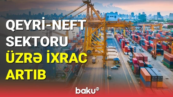 Azərbaycanda qeyri-neft sektoru üzrə ixrac artıb