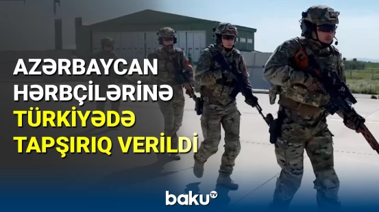 Azərbaycan hərbçiləri Konyada hərbi təlimdə