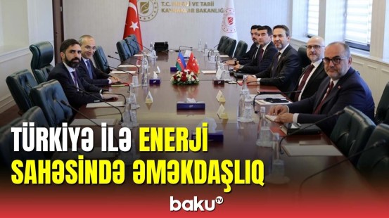 Azərbaycan və Türkiyə arasında enerji sahəsində gələcək əməkdaşlıq müzakirə olunub