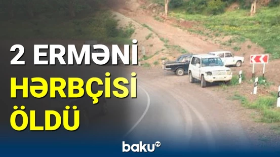 Erməni hərbçilər Qafan yolunda qəzaya düşdü