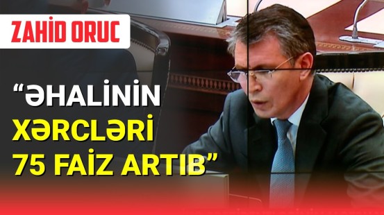 Zahid Oruc qiymət artımından danışdı