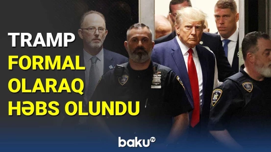 Tramp formal olaraq həbs olundu
