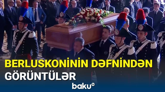 Berluskoni dəfn edildi
