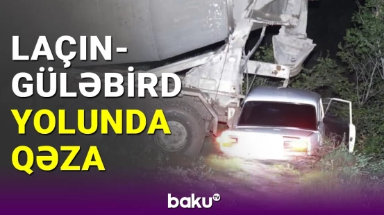 Laçın-Güləbird yolunda qəza baş verib