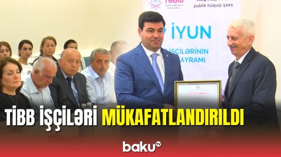 Tibb işçilərinin peşə bayramı qeyd edildi