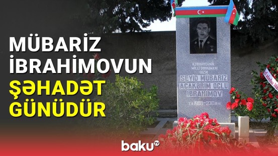 Milli Qəhrəman Mübariz İbrahimovun şəhadət günüdür