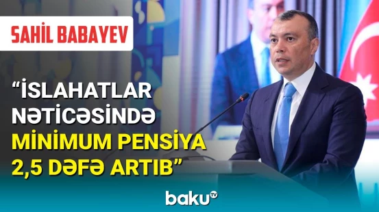 Sahil Babayevin "İnsan Resursları Zirvəsi"ndə çıxışı