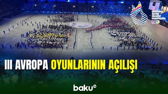 Polşada III Avropa Oyunlarının açılış mərasimi baş tutub