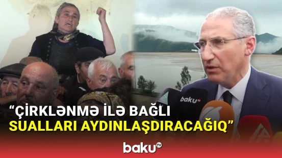Gədəbəydəki süni göldə araşdırmalar davam edir