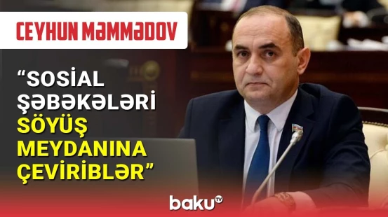 Ceyhun Məmmədov : Sosial şəbəkələri söyüş meydanına çeviriblər