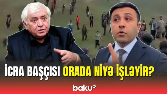 Aqil Abbas Gədəbəy icra başçısına əsəbiləşdi