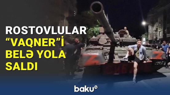 Rostovlular "Vaqner"i belə yola saldı