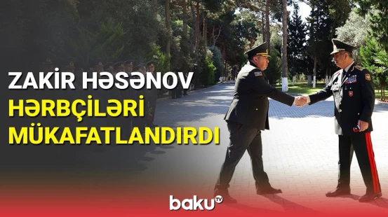 Müdafiə Nazirliyinin hərbi qulluqçularına ali hərbi rütbələr təqdim edildi