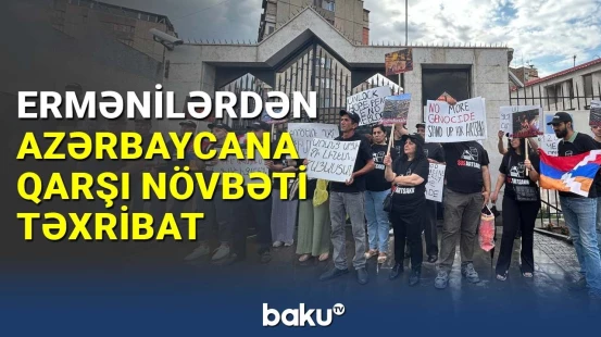 Ermənistanda "Daşnaksütyun" etiraz aksiyasına başlayıb