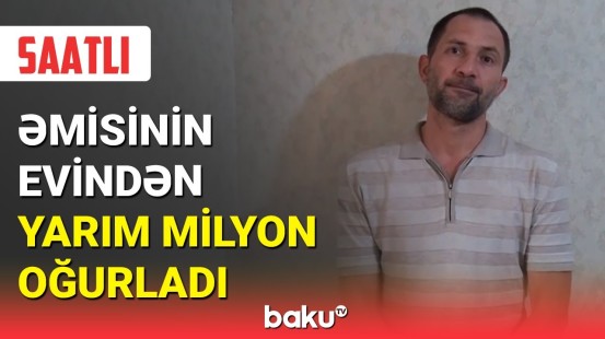 Oğurladığı yarım milyon pulu bir anda uduzdu