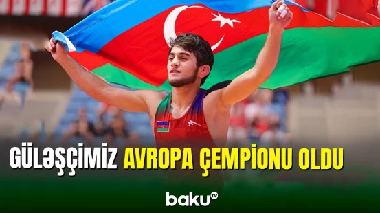 Güləşçimiz Elmir Əliyev Avropa çempionu oldu