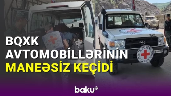 Mülki ermənilər BQXK vasitəsilə "Laçın" postundan sərbəst keçir (29.06.2023)