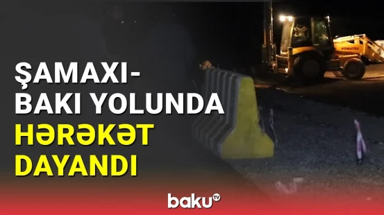 Yolun bərpası üçün ərazidə işlərə başlanıldı