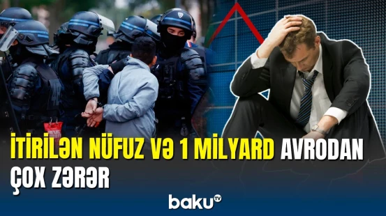 Etirazların Fransaya vurduğu ziyan günü gündən artır
