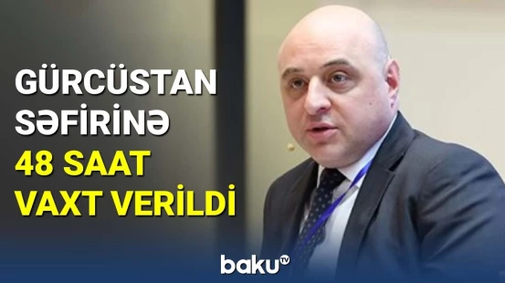Gürcüstan səfirinə Ukraynanı tərk etmək üçün 48 saat vaxt verildi
