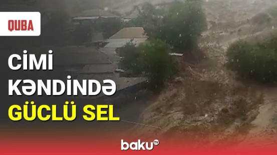 Qubada leysan selə səbəb oldu
