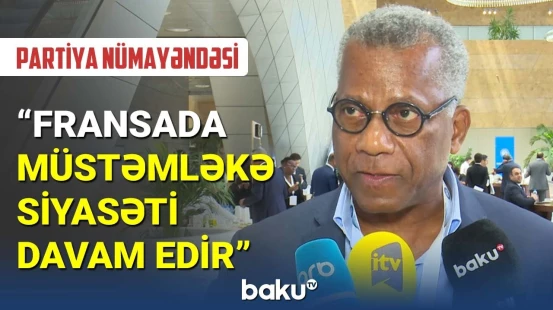 Martinikdən olan partiya nümayəndəsi Parisə od püskürdü