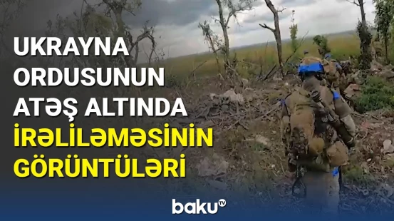 Ukrayna Ordusunun Baxmutda real döyüş kadrları