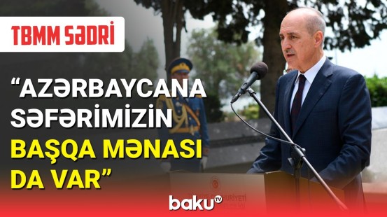 Numan Kurtulmuşun Türk Şəhidliyindəki çıxışı