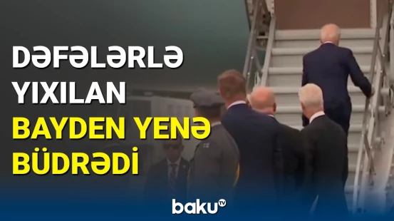 Bayden təyyarəyə çətinliklə qalxdı