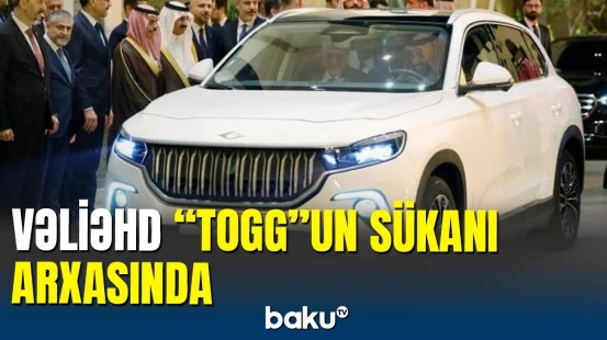 Ərdoğandan Səudiyyə Ərəbistanı vəliəhdinə “Togg” sürprizi